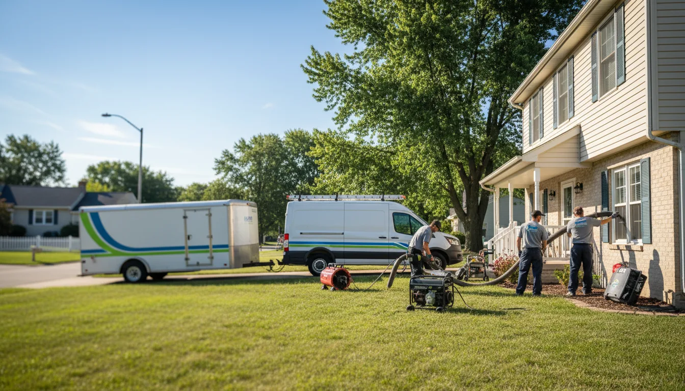 Flooded Basement Restoration And Cleanup With Repair in Medford, MN near me
